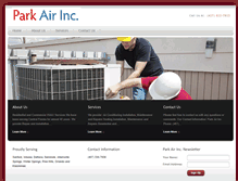 Tablet Screenshot of parkairinc.net